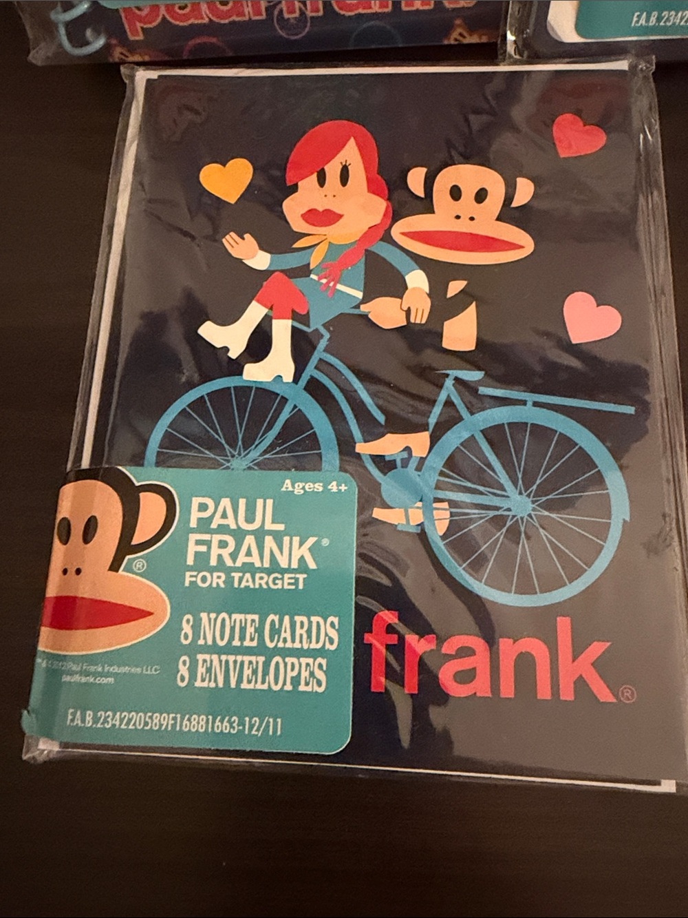 Paul Frank Navy Blue Multicolor Julius Monkey Stationery & Magnet Set - Picture 5 of 7